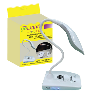 Go Lightly LED Task Lamp by ViviLux - Premium Desk Lamp from ViviLux® - Just $70! Shop now at Crossed Hearts Needlework & Design