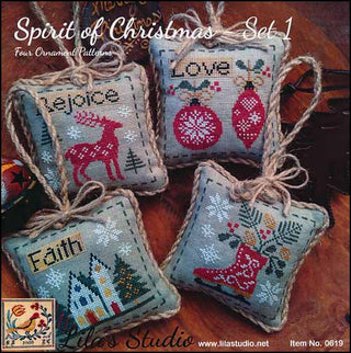 Spirit Of Christmas Set 1 Cross Stitch Pattern by Lily's Studio - Premium Pattern, Cross Stitch from Lila's Studio - Just $12.50! Shop now at Crossed Hearts Needlework & Design