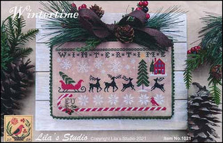 Wintertime Cross Stitch Pattern by Lila's Studio - Premium Pattern, Cross Stitch from Lila's Studio - Just $11! Shop now at Crossed Hearts Needlework & Design