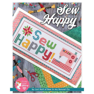 Sew Happy Cross Stitch Pattern by It's Sew Emma - Premium Pattern, Cross Stitch from It's Sew Emma - Just $10.98! Shop now at Crossed Hearts Needlework & Design