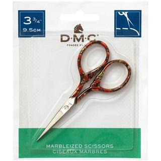 Golden Copper DMC® Marbelized Embroidery Scissors 3.75" - Premium Craft & Office Scissors from DMC® - Just $9.96! Shop now at Crossed Hearts Needlework & Design