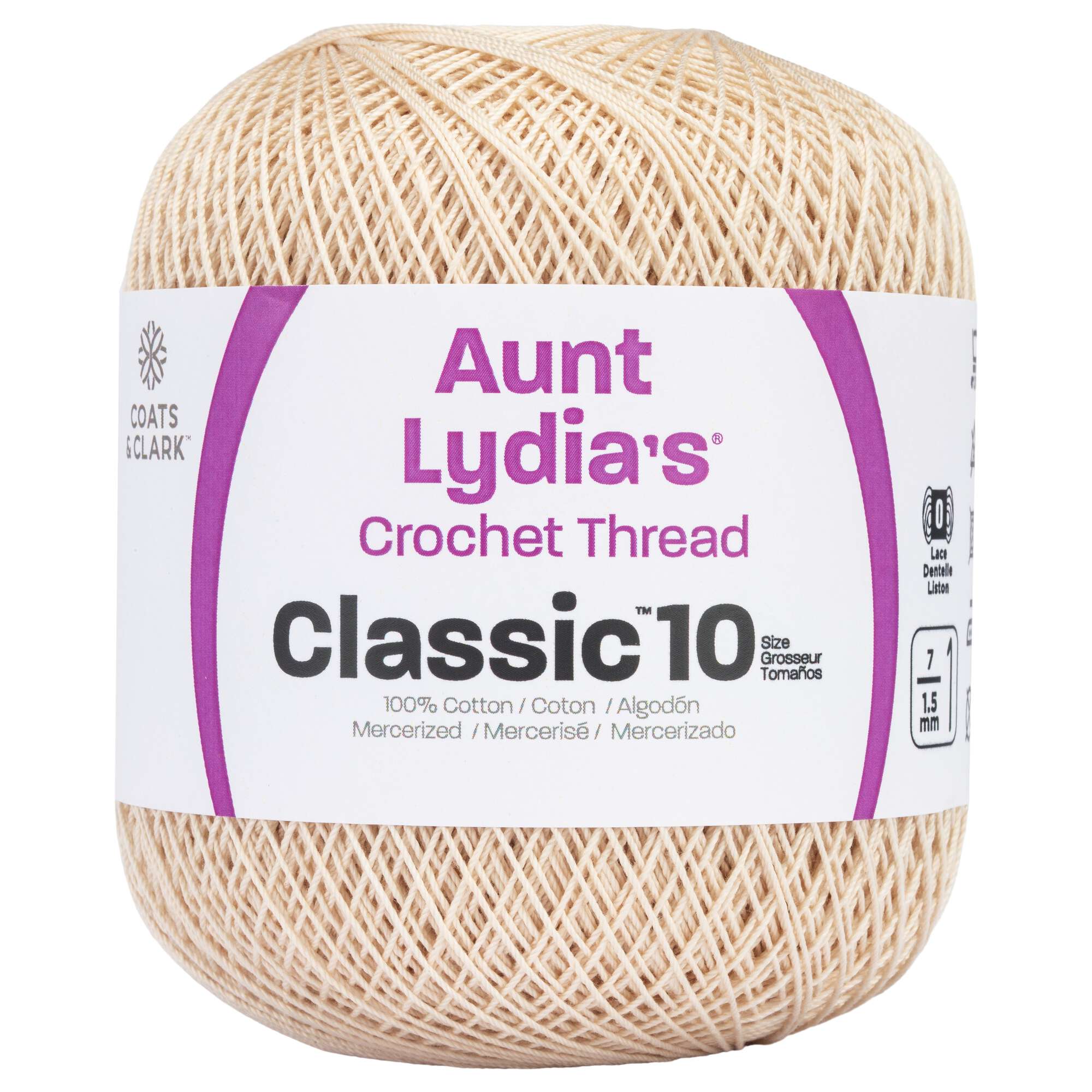 Aunt Lydia's Classic Crochet Thread Size 10 - Navy