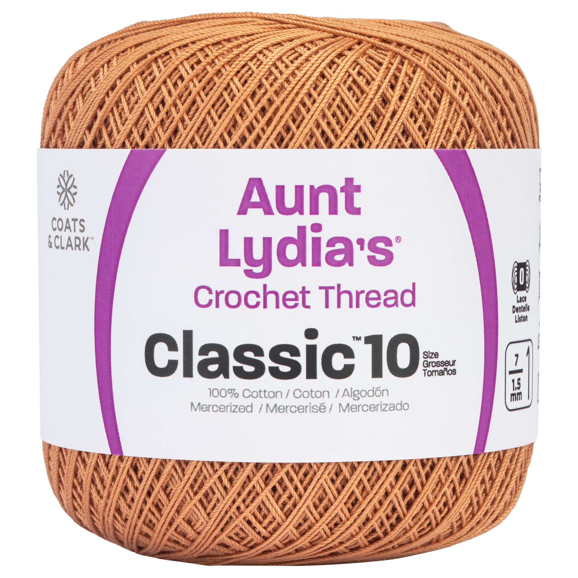 Aunt Lydia's Crochet Thread Classic 10 In Cardinal Red, 2 Pack