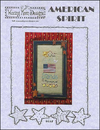 American Spirit Cross Stitch Pattern by Waxing Moon Designs - Premium Pattern, Cross Stitch from Waxing Moon Designs - Just $7! Shop now at Crossed Hearts Needlework & Design