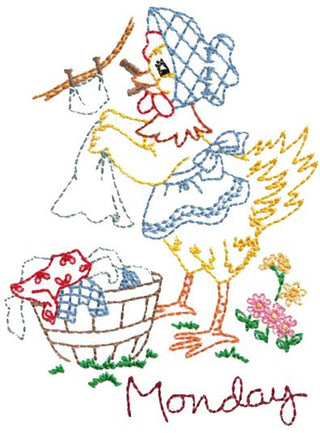 Barnyard Happenings #3753 Vintage Embroidery Iron-On Transfer Pattern by Aunt Martha's® - Premium Transfer Patterns from Aunt Martha's® - Just $2.25! Shop now at Crossed Hearts Needlework & Design