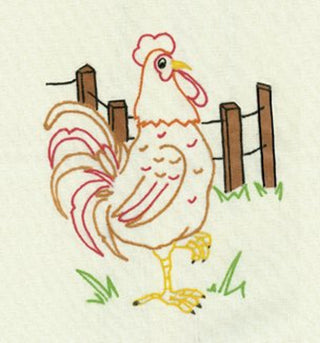 Farm Living Embroidery #404 Embroidery Iron-On Transfer Pattern Book by Aunt Martha's® - Premium Transfer Patterns from Aunt Martha's® - Just $5.50! Shop now at Crossed Hearts Needlework & Design