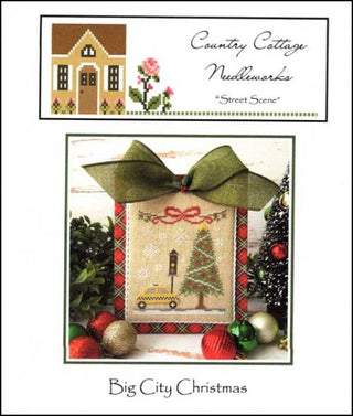 Big City Christmas: Street Scene by Country Cottage Needleworks - Premium Pattern, Cross Stitch from Country Cottage Needleworks - Just $7! Shop now at Crossed Hearts Needlework & Design