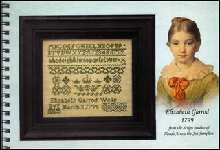 Elizabeth Garrod 1799 Cross Stitch Pattern by Hands Across the Sea Samplers - Premium Pattern, Cross Stitch from Hands Across the Sea Samplers - Just $29! Shop now at Crossed Hearts Needlework & Design