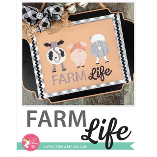 Farm Life Cross Stitch Pattern by It's Sew Emma - Premium Pattern, Cross Stitch from It's Sew Emma - Just $9.98! Shop now at Crossed Hearts Needlework & Design