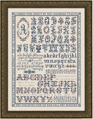 Namesake Sampler Cross Stitch Pattern by My Big Toe Designs - Premium Pattern, Cross Stitch from My Big Toe Designs™ - Just $30! Shop now at Crossed Hearts Needlework & Design