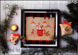 Mice and Hot Cocoa Cross Stitch Pattern by Madame Chantilly - Premium Pattern, Cross Stitch from Madame Chantilly - Just $14.66! Shop now at Crossed Hearts Needlework & Design