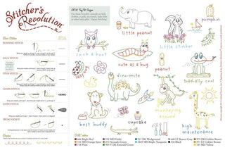 Tiny Tot Designs Iron-on Embroidery Transfer Pattern SR16 by Stitcher's Revolution® - Premium Transfer Patterns from Stitcher's Revolution® - Just $4.25! Shop now at Crossed Hearts Needlework & Design