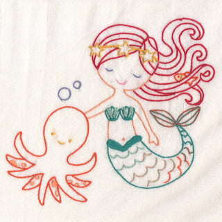 Mermaid Wishes Iron-on Embroidery Pattern SR32 by Stitcher's Revolution® - Premium Needlecraft Patterns from Stitcher's Revolution® - Just $4.25! Shop now at Crossed Hearts Needlework & Design