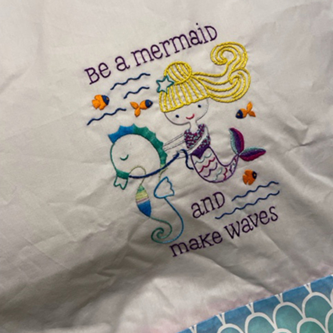 Stitcher's Revolution® SR32 Mermaid Wishes Iron-on Embroidery