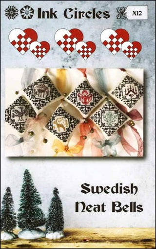 Swedish Neat Bells Counted Cross Stitch Pattern by Ink Circles - Premium Pattern, Cross Stitch from Ink Circles - Just $15! Shop now at Crossed Hearts Needlework & Design