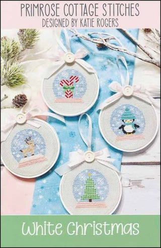 White Christmas Cross Stitch Pattern by Primrose Cottage Stitches - Premium Pattern, Cross Stitch from Primrose Cottage Stitches - Just $9! Shop now at Crossed Hearts Needlework & Design