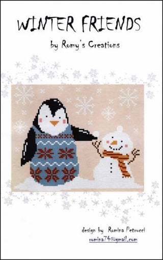 Winter Friends Cross Stitch Pattern by Romy's Creations - Premium Pattern, Cross Stitch from Romy's Creations - Just $10! Shop now at Crossed Hearts Needlework & Design