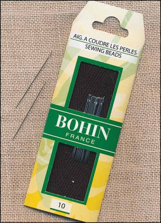 Beading Needles Sizes 10 & 12 Long by Bohin France - Premium Hand-Sewing Needles from Bohin France - Just $3.40! Shop now at Crossed Hearts Needlework & Design