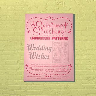 Wedding Wishes Embroidery Transfers by Sublime Stitching®